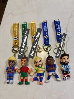 FIFA World Cup Soccer Player Keychain Pick One